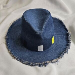 Stylish Denim Frayed Hat